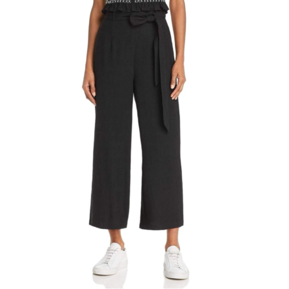 Lost + Wander Bloody Mary Cropped Belted Wide Leg